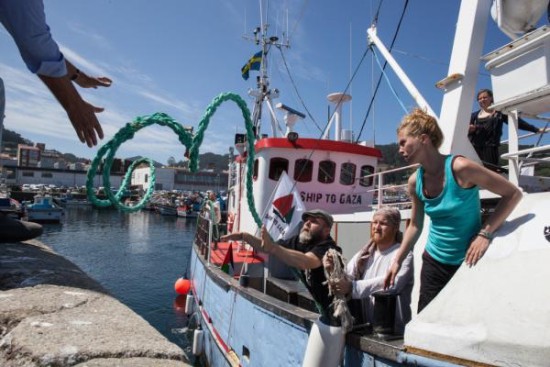 Ship to gaza bordade